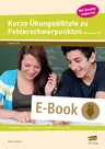 Kurze Übungsdiktate zu Fehlerschwerpunkten Klasse 8-10 - Arbeitsblätter - vorgesprochene Texte - Korrekturhinweise - Deutsch