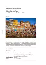 Götter, Karma, Yoga - Der Hinduismus im Überblick - Religionen und Weltanschauungen - Religion