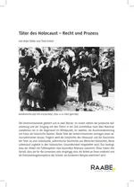 Täter des Holocaust - Recht und Prozess - Geschichte