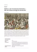 Medien in der Französischen Revolution - Wie viel Freiheit verträgt die Demokratie? - Geschichte