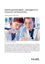 Reaktionsgeschwindigkeit – Abhängigkeit von Temperatur und Konzentration - Energie und Kinetik im Chemieunterricht - Chemie