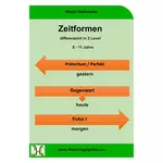 Zeitformen - Präsens, Präteritum, Perfekt und Futur I - Differenziert in 2 Niveaustufen - Deutsch