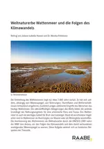 Weltnaturerbe Wattenmeer und die Folgen des Klimawandels - Unterrichtseinheit Biologie - Biologie