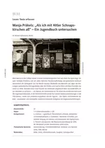 Manja Präkels: "Als ich mit Hitler Schnapskirschen aß" - Ein Jugendbuch untersuchen - Deutsch