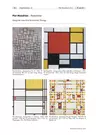 Piet Mondrian - Rasterbilder - Objektanalyse - Kunst/Werken