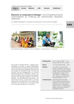 Découvrir et comprendre le Sénégal (Oberstufe) - Eine kompetenzorientierte Unterrichtsreihe zur Förderung des interkulturellen Verstehens - Französisch