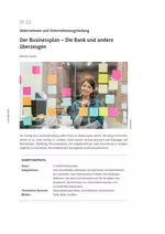 Der Businessplan - Die Bank und andere überzeugen - Unternehmen und Unternehmensgründung - Sowi/Politik