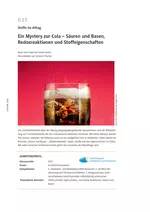 Ein Mystery zur Cola - Stoffe im Alltag - Säuren und Basen, Redoxreaktionen und Stoffeigenschaften - Chemie