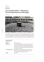 Das Mittelalter: Der Gesandte Gottes - Mohammed und die Begründung einer Weltreligion - Geschichte