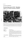 The Great Depression of 1929 - Worldwide aspects of an historic economic meltdown - Bilinguale Geschichte - Geschichte