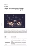 Les défis de la digitalisation - Gefahren und Chancen erörtern (ab dem 4. Lehrjahr) - Französisch