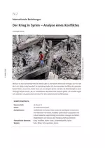 Der Krieg in Syrien - Analyse eines Konfliktes - Internationale Beziehungen - Sowi/Politik
