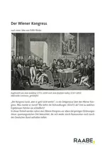 Der Wiener Kongress - Die geistigen Strömungen und die Reformgedanken des 18. und des 19. Jahrhunderts - Geschichte