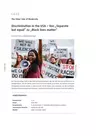 Discrimination in the USA - Von Separate but equal zu Black lives matter - The Other Side of Modernity - Bilinguale Geschichte - Geschichte