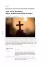 Taufe, Heirat, Beerdigung - Welche Bedeutung hat Religion im Leben? - Begegnung mit dem Christentum in Geschichte und Gegenwart  - Ethik