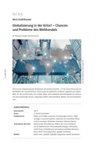 Globalisierung in der Krise? - Chancen und Probleme des Welthandels - Erdkunde/Geografie