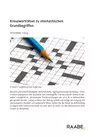 10 Kreuzworträtsel zu stochastischen Grundbegriffen - Spielerische Lernerfolgskontrolle - Mathematik