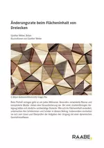 Analysis: Änderungsrate beim Flächeninhalt von Dreiecken - Arbeiten mit einer dynamischen Geometriesoftware - Mathematik