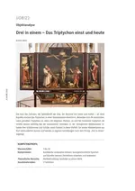 Das Triptychon einst und heute - Drei in einem - Objektanalyse - Kunst/Werken