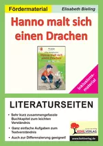 Hanno malt sich einen Drachen - Literaturseiten / Inklusionsmaterial  - Deutsch