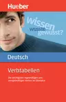 Verbtabellen Deutsch - DaF / DaZ - Die wichtigsten regelmäßigen und unregelmäßigen Verben im Überblick - DaF/DaZ