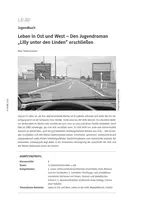 Jugendbuch: Leben in Ost und West (Anne Charlotte Voorhoeve) - Den Jugendroman "Lilly unter den Linden" erschließen - Deutsch