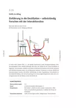Einführung in die Destillation - Selbstständig Forschen mit der Interaktionsbox - Chemie