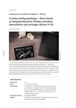 Creative writing workshop - Short stories zu lehrplanrelevanten Themen schreiben, überarbeiten und vortragen - Englisch