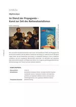 Kunst zur Zeit des Nationalsozialismus - Objektanalyse - Im Dienst der Propaganda - Kunst/Werken