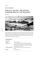 D-Day am 6. Juni 1944 - Wie verlief die Landung der Alliierten in der Normandie? - Geschichte
