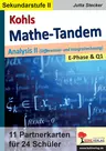 Mathe-Tandem / Analysis II Differential- und Integralrechnung - 11 Partnerkarten für 24 Schüler - Mathematik