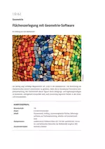 Flächenzerlegung mit Geometrie-Software - Geometrie im Mathematikunterricht SEK I - Mathematik