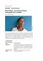 Marie Ndiaye (ab dem 3. Lernjahr) - Une femme de lettres remarquable - Französisch