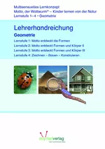 "Matto, der Wattwurm" - Lernstufe 1-4 - Lehrerhandreichung Geometrie - Multisensuelle Mathematik, Klasse 1-4 - Mathematik