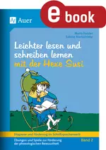 Lesen und schreiben lernen mit der Hexe Susi - Übungen und Spiele zur Förderung der phonologischen Bewusstheit - Deutsch