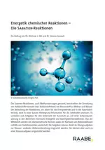 Die SABATIER-Reaktionen - Energetik chemischer Reaktionen - Chemie