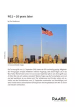 9/11 - 20 years later - Unterrichtseinheit Englisch - Englisch