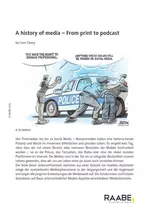 A history of media - From print to podcast - Englisch