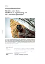 Star Wars in der Kirche - Was haben die Skywalker-Saga und das Christentum gemeinsam? - Religion