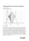 Teilungsverhältnis von Flächen und Körpern - Flächeninhalte bestimmen und vergleichen - Mathematik