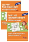 Rechtschreibspiele: Lotto mit Nachdenkwörtern Ableitungsstrategie und Verlängerungsstrategie - Ableiten und Verlängern von Nomen, Verben und Adjektiven - Deutsch