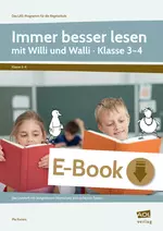 Immer besser lesen mit Willi und Walli Klasse 3/4 - Das Leseheft mit lautgetreuem Wortschatz und einfachen Texten - Deutsch
