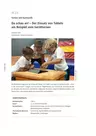 Der Einsatz von Tablets am Beispiel vom Gerätturnen - Da schau an! - Sport
