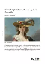 Élisabeth Vigée Le Brun - Une vie de peintre - Französisch