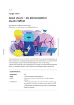 Grüne Energie - Energie nutzen - Die Zitronenbatterie als Alternative? - Naturwissenschaft