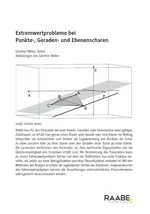 Extremwertprobleme bei Punkte-, Geraden- und Ebenenscharen - Lagebeziehungen und Abstandsberechnungen - Mathematik
