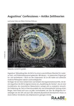 Augustinus' Confessiones - Antike Zeittheorien - Latein