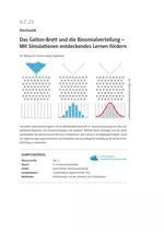 Stochastik: Das Galton-Brett und die Binomialverteilung - Mit Simulationen entdeckendes Lernen fördern - Mathematik