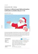 Christmas in different ways! - Weihnachtsmythen multimedial erschließen - Englisch