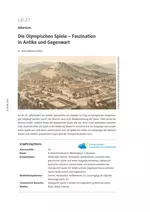 Die Olympischen Spiele - Faszination in Antike und Gegenwart - Geschichte